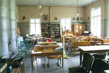 Koulumuseon luokkahuone